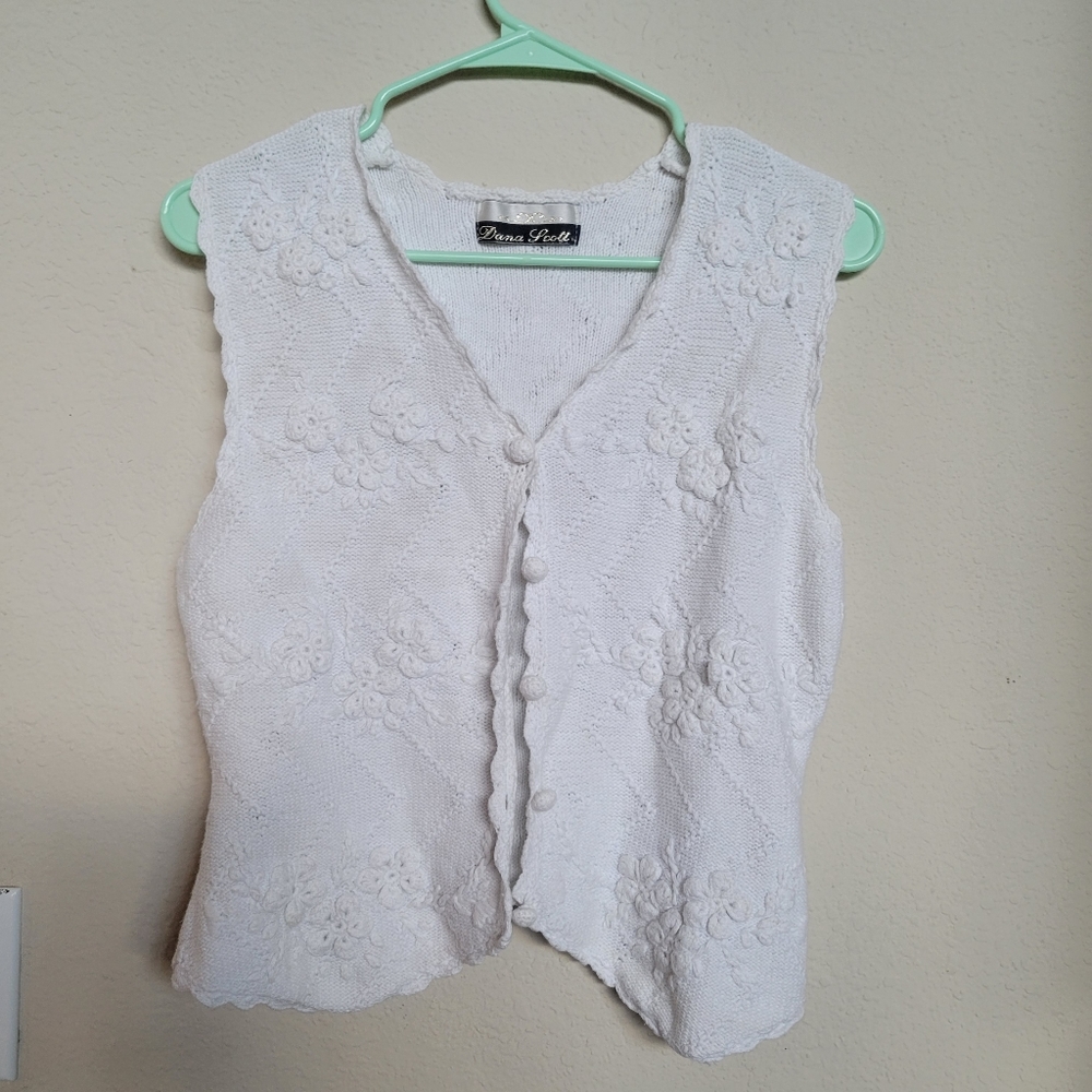 Vintage Dana Scott Knitted Vest